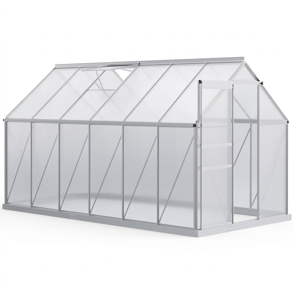 Steadrow Walk-In Greenhouse on a pure white background