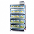 Steadrow Quail Cage System on a pure white background