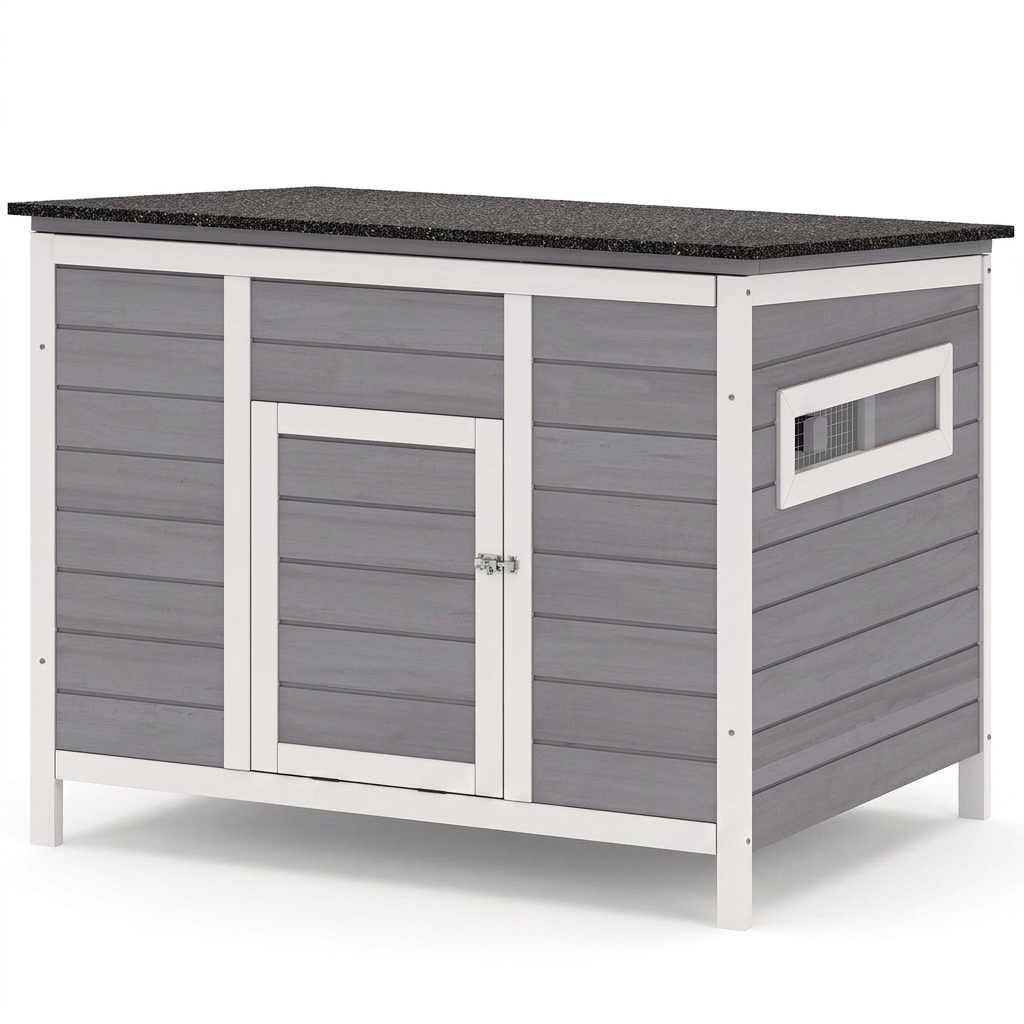 Steadrow Wooden Duck House on a pure white background