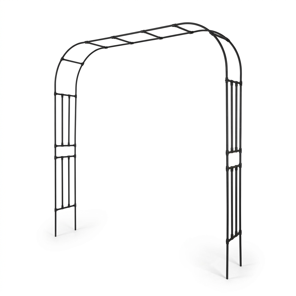 Steadrow Garden Arch Trellis on a pure white background